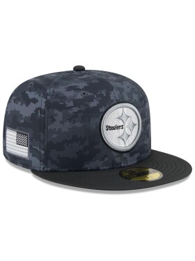 New Era Pánská kšiltovka NFL Pittsburgh Steelers 2026 Salute to Service 59FIFTY Fitted Velikost: 7 1/4