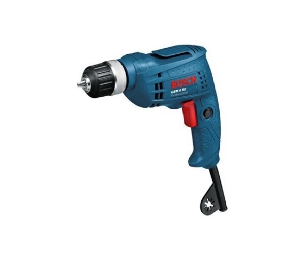 Bosch GBM 6 RE vrtačka, 350 W, průměr do dřeva 15 mm, do oceli 6,5 mm, upínací sklíčidlo s ozubeným věncem