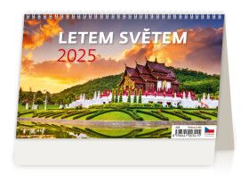 Stolní kalendář 2025 Letem světem
