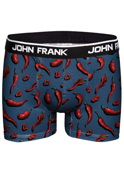 Pánské boxerky John Frank JFBD246 Modrá