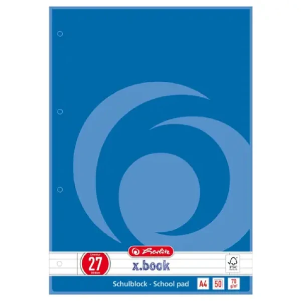 Herlitz Sešit linkovaný A4 / 50 listů (216275)