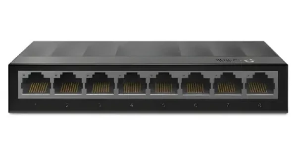 TP-Link LS1008G černá / Switch / 8-port 10/100/1000 Mbps / Neřízený / Bez ventilátoru (TL-LS1008G)