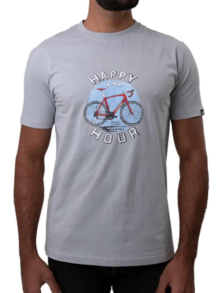 Bavlněné triko CYCOLOGY Happy Hour, pánské, krátký rukáv (Motiv Happy Hour, velikost XXL)