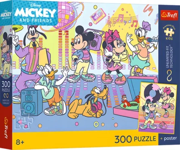 TREFL Puzzle Premium Plus Kids Mickey Mouse: Úžasné dobrodružství