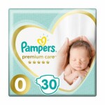 Pampers Premium Care Velikost 0, 30 Plenek, <3kg