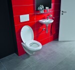 ALCADRAIN předstěnový instalační systém bez tlačítka + WC JIKA LYRA PLUS RIMLESS + SEDÁTKO DURAPLAST SLOWCLOSE H895652 X LY2