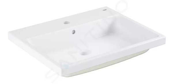 GROHE - Cube Ceramic Umyvadlo zápustné, 605x490 mm, PureGuard, alpská bílá 3947900H