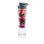 XD Design Láhev s košíkem na ovoce Get Fit 800ml modrá (P436.055-GET)