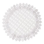 DumDekorace Elegantní kulatý krajkový ubrousek Priemer: 40 cm
