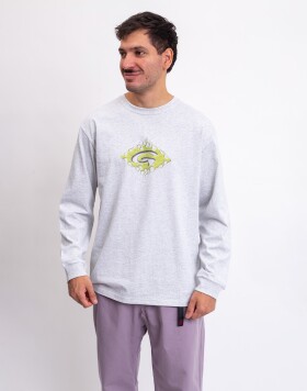 Tričko Gramicci G-Flame L/S Tee Ash Heather