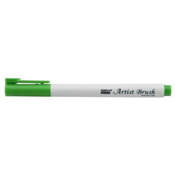 MARVY Artist Brush 1100-11 fix štětcový hrot – barvy vodní báze brush pen na papír lettering kaligrafie rozmývatelný mísitelný acid free netoxický
