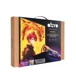 OKTO Manga motiv živlů "Oheň" výtvarný set 30x40 cm, OKTO, W051105