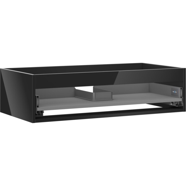 MEXEN - Box-A skříňka pro umyvadlo 90, 1 šuplík, černá lesk 91AX0-0900-235-1-70