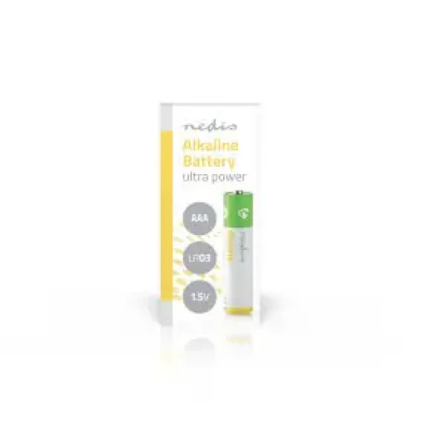 Nedis Alkalické baterie AAA / 1.5 V DC / 2-Balení (BAAKLR032SP)