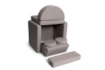 SHAPPY Dětský pěnový houpací taburet SHAPPY ORIGINAL Barva: Dark Grey