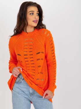 Dámský svetr BA SW 8056 .21P oranžová - FPrice jedna velikost