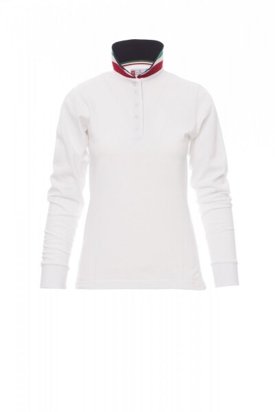 Dámská polokošile Payper LONG NATION LADY Barva: Bílá/ Itálie, Velikost: S (000084002100008S)