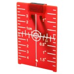 EXTOL PREMIUM 8823395 Cílová destička pro laserový paprsek, magnetická, červená