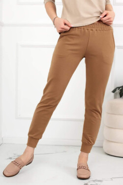 Dámské teplákové kalhoty OFF PINK Barva: bronz, Velikost: L