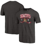 Fanatics Pánské Tričko Ottawa Senators Vintage Line Shift Tri-Blend Velikost: XL