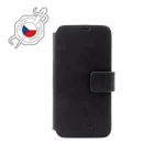 FIXED Kožené pouzdro typu kniha ProFit pro Apple iPhone 12 Pro Max, černé FIXPFIT2-560-BK