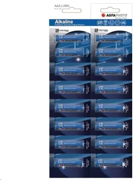 AgfaPhoto Power AAA LR03 / Alkalická baterie / 1,5 V / 16 ks (AP-LR03-16B)