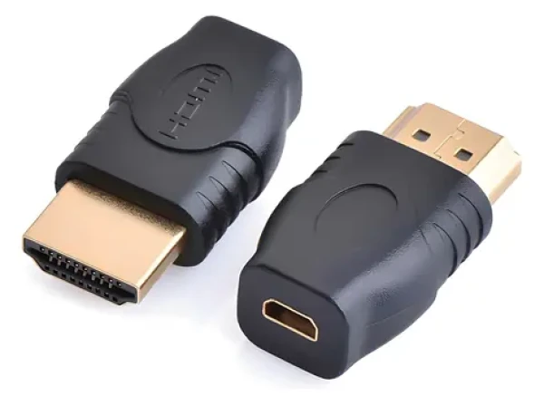 OEM Redukce micro HDMI Typ D (F) - HDMI Typ A (M) / Redukce / Full HD 1080p / pozlacené konektory (kphdma-26)