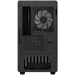 EVOLVEO Panthera, skříň mATX, 3x ARGB ventilátor 120mm, dřevěný přední panel + skleněná bočnice