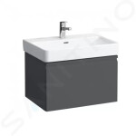 Laufen - Pro S Umyvadlová skříňka, 665x450x390 mm, 1 zásuvka, grafit mat H4834520964801