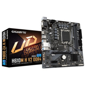 GIGABYTE H610M H V2 / H610M / LGA1700 / 2x DDR5 / PCIEx16 / 1x GLAN / mATX (H610M H V2)