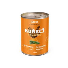 Louie konzerva Kuřecí s cuketou Hmotnost: 400g