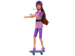 Mamido Sada panenek Lucy se skateboardem fialová