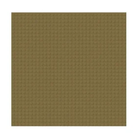BRIXIES Plus 225.022 Základní podložka na stavění - tmavě hnědá 25,5 x 25,5 cm