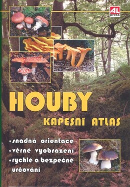 Houby - kapesní atlas - Vladimír Antonín