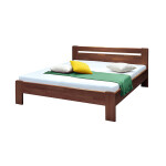 Dřevěná postel Maribo 180x200, tmavý ořech