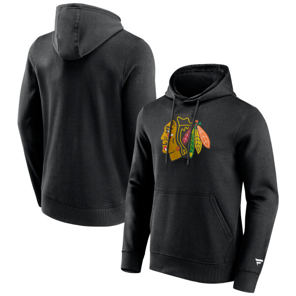 Fanatics Pánská Mikina Chicago Blackhawks Primary Logo Graphic Hoodie Velikost: