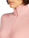 Dámské merino tričko s dlouhým rukávem ICEBREAKER Wmns 260 Tech LS Half Zip, Blush velikost: M