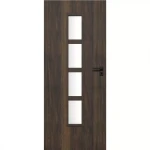 Interiérové dveře Arte 4*4 60L tmavý colum 363