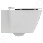 IDEAL STANDARD - Strada II Závěsné WC se sedátkem, SoftClose, Aquablade, bílá T359601