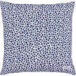 GREEN GATE Prošívaný povlak na polštář Dahla Blue 50 x 50 cm, modrá barva, textil