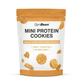 Mini Protein Cookies - GymBeam (peanut butter salted caramel, 100 g) (99979-1-100g-peanutbuttersaltedcaramel)