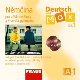 Deutsch mit Max Němčina pro ZŠ víceletá gymnázia /A1/ audio CD (2ks) Fišarová Zbraková