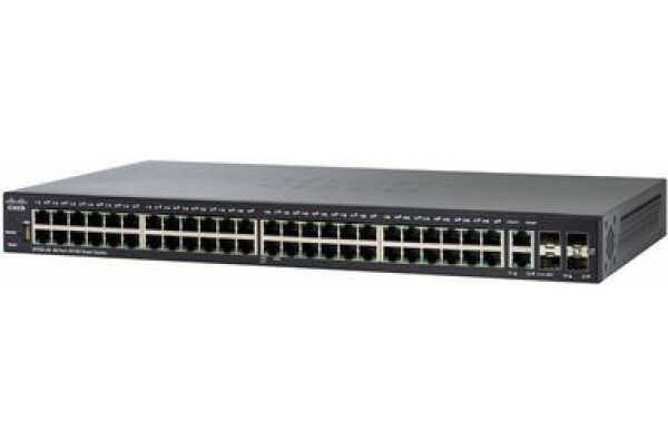 CISCO SF250-48 / switch / 4x 10-100 RJ-45 / 2x Combo Gbit / 2x SFP / USB / QoS / VLAN (SF250-48-K9-EU)