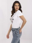 Tričko NM TS JX 09328.65P bílá růžová jedna velikost