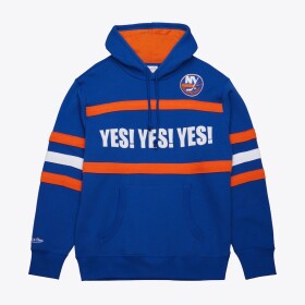 Mitchell & Ness Pánská mikina New York Islanders NHL Head Coach Hoodie Current Logo Velikost: XL