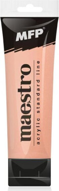 Akrylová barva Maestro 75ml - pearl rose gold