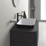 DURAVIT - Happy D.2 Plus Umyvadlová mísa zápustná, 60x40 cm, bez přepadu, bílá/antracit mat 2359606100