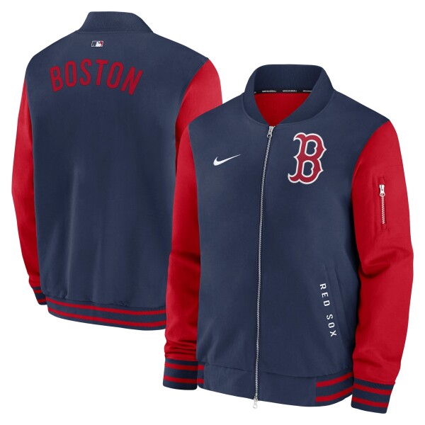 Nike Pánská bunda Boston Red Sox MLB 2026 Authentic Dugout Bomber Velikost: M