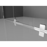 MEXEN/S - Velar sprchový kout, posuvné dveře 90 x 85, transparent, chrom 871-090-085-01-01