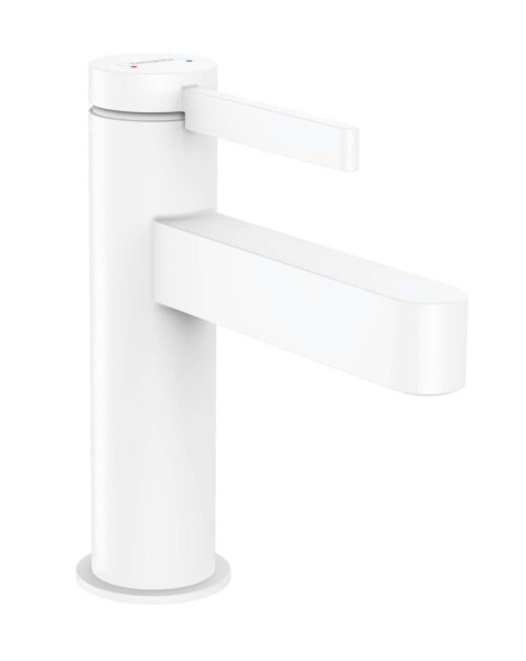 HANSGROHE - Finoris Umyvadlová baterie, výpustí Push-Open, EcoSmart, matná bílá 76023700